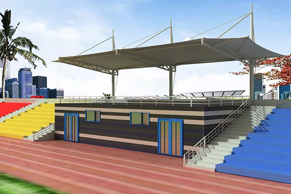 乐竞(中国)-lejing.com看台雨棚注重加固方法确保质量