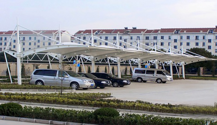 创新美景,纵享舒适——乐竞(中国)-lejing.com厂景观张拉膜结构安装,为您打造独特场所